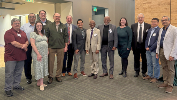 A group of Pediatrics and Human Development faculty gathered in Flint for a department retreat